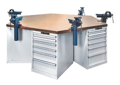 Hexagonal workbench