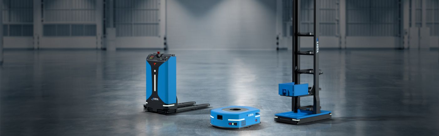 Storage lifts and automated guided vehicles (AGVs)