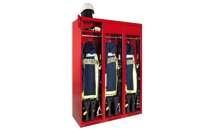 Firefighter lockers