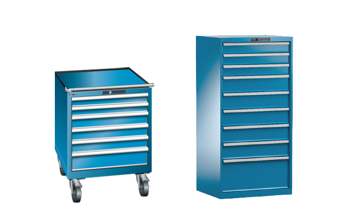 Drawer cabinets stationary or mobile