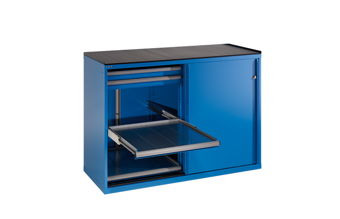 Armadi a cassetti con porte scorrevoli