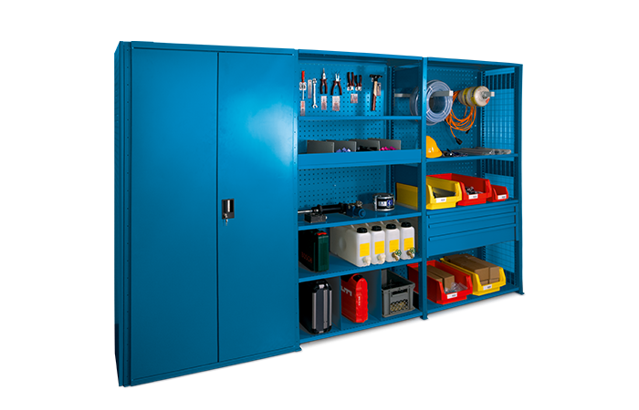 Shelving System Cairns t307 Shelving Unit Storage 6 boxes per 36x36x36cm Green 