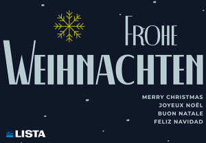 Frohe Weihnachten und ein Gutes Neues Jahr