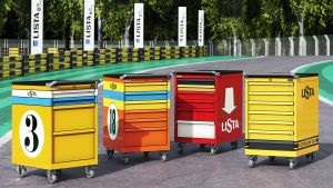 Edizione limitata – Carrello da officina in design sportivo
