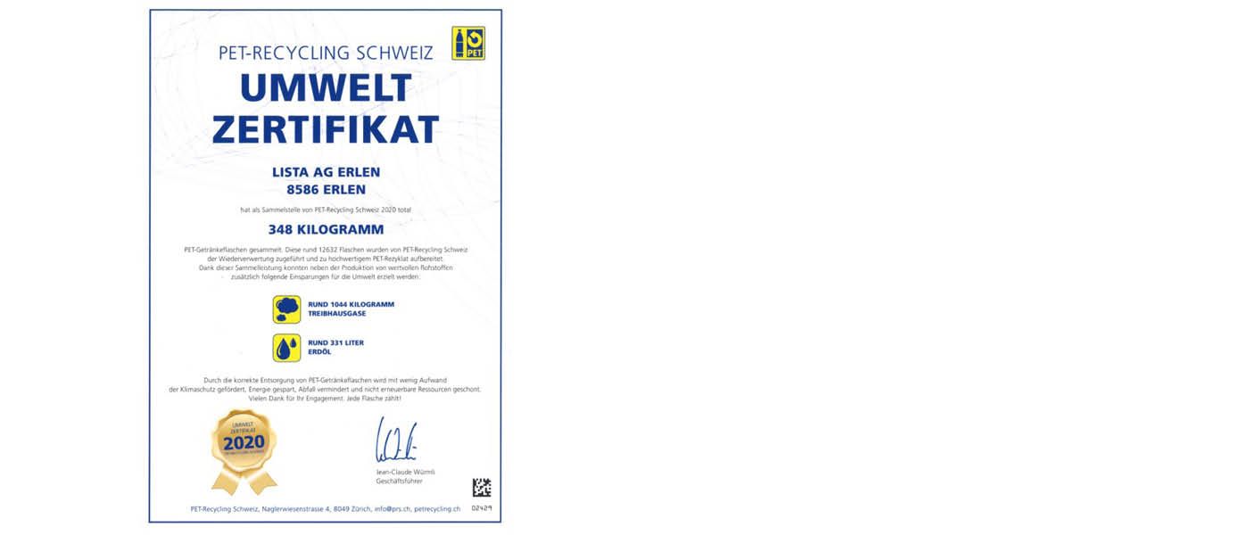 Certificat PET 2020