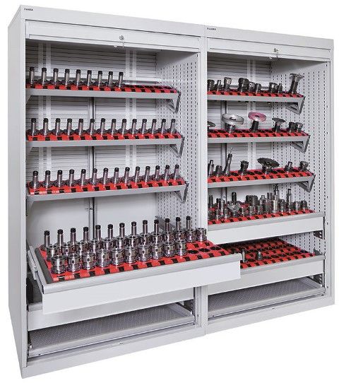 NC cabinet with roller shutter