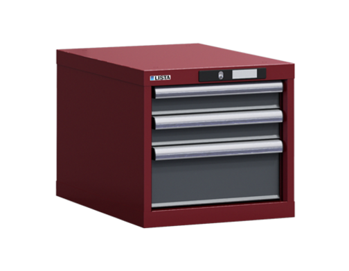 Ruby red / Metallic grey