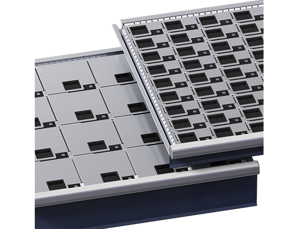 Flexible storage location sizes
