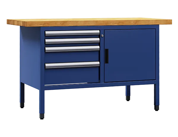 Surface de travail fonctionnelle pour les petites zones de production et de montage