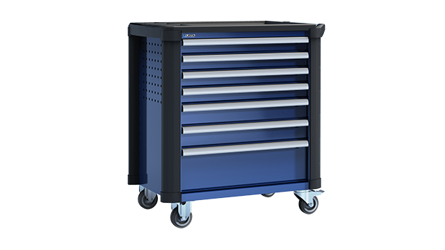 Spazio di stivaggio mobile con sistema