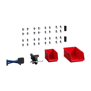 Accessoires pour établis et postes de travail