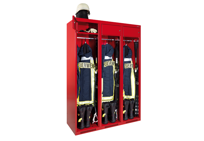 Firefighter lockers